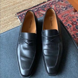 Magnanni black loafers size 9.5 men’s
